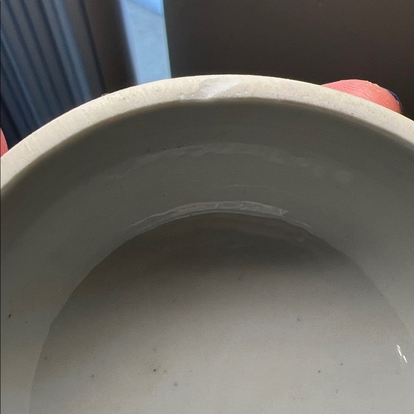 Vintage Blue & White Chinoiserie Double Happiness Tea Ginger Jar w/ Lid - Picture 10 of 11